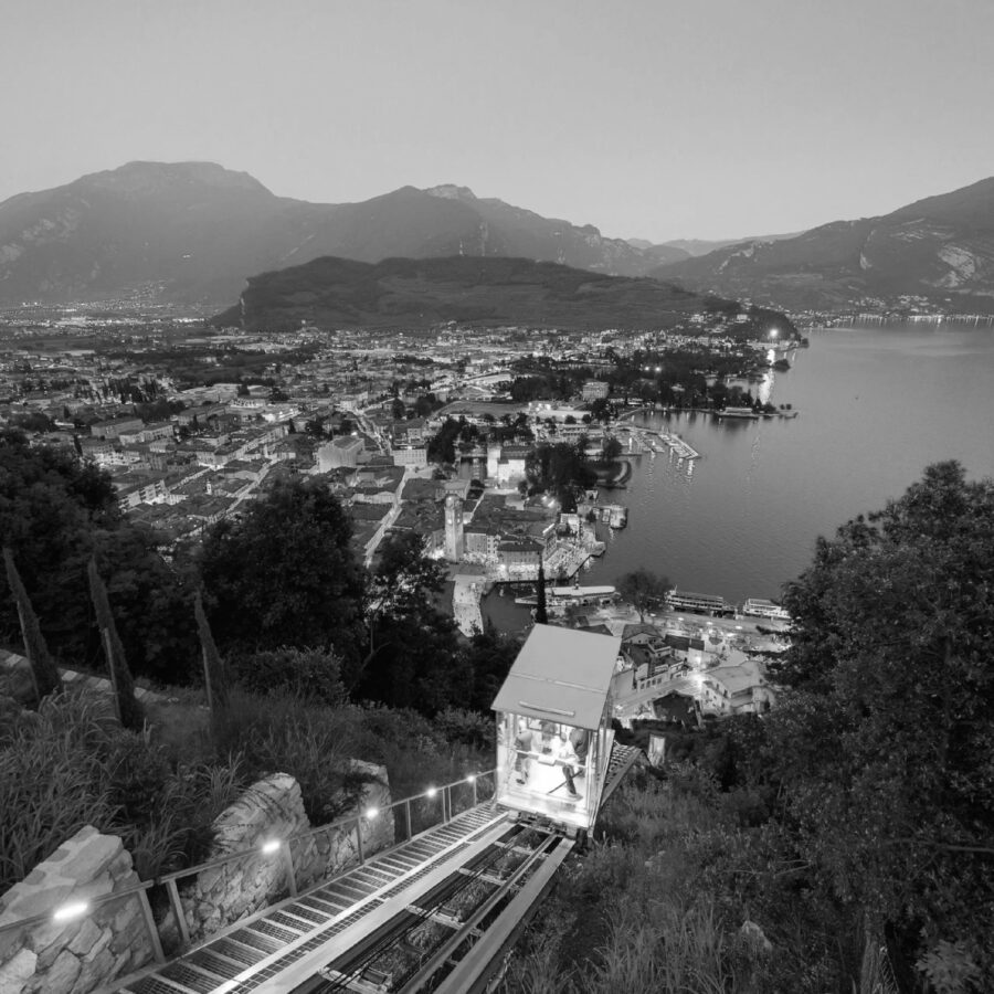 Panoramic elevator Riva del Garda